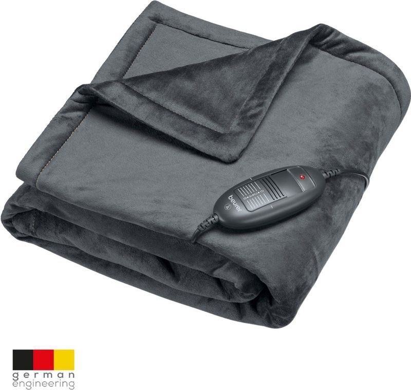 Elektrische Dekens - Warmte - Grijs - Polyester