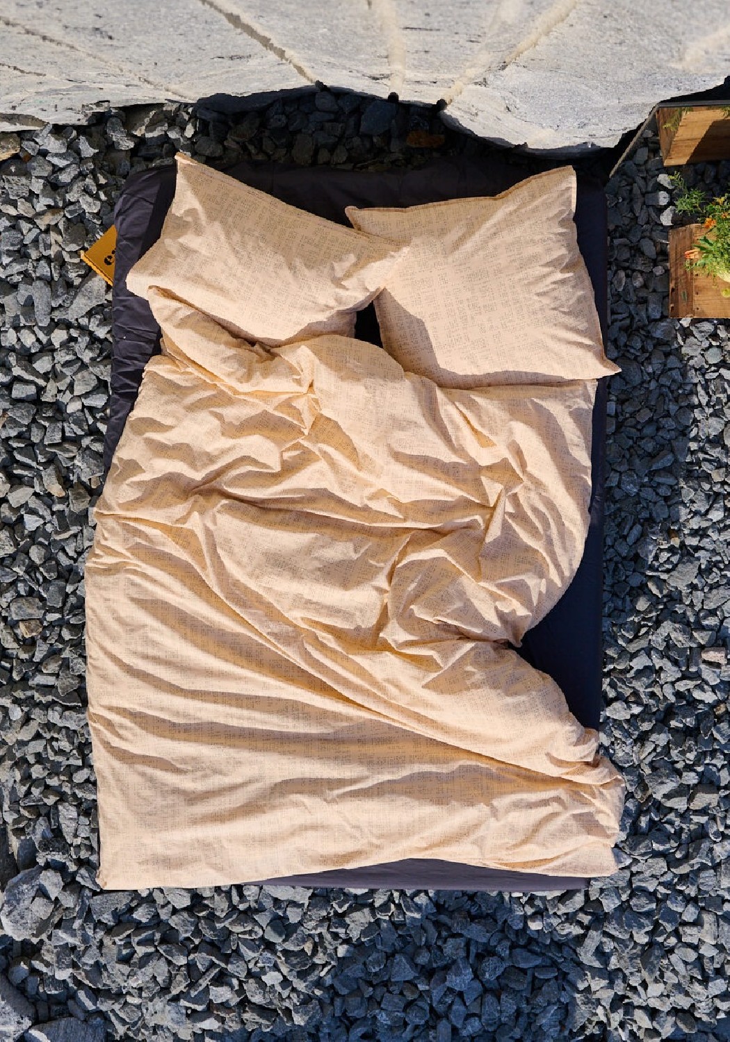 Lavie Duvetbezug Paula Apricot/Grey