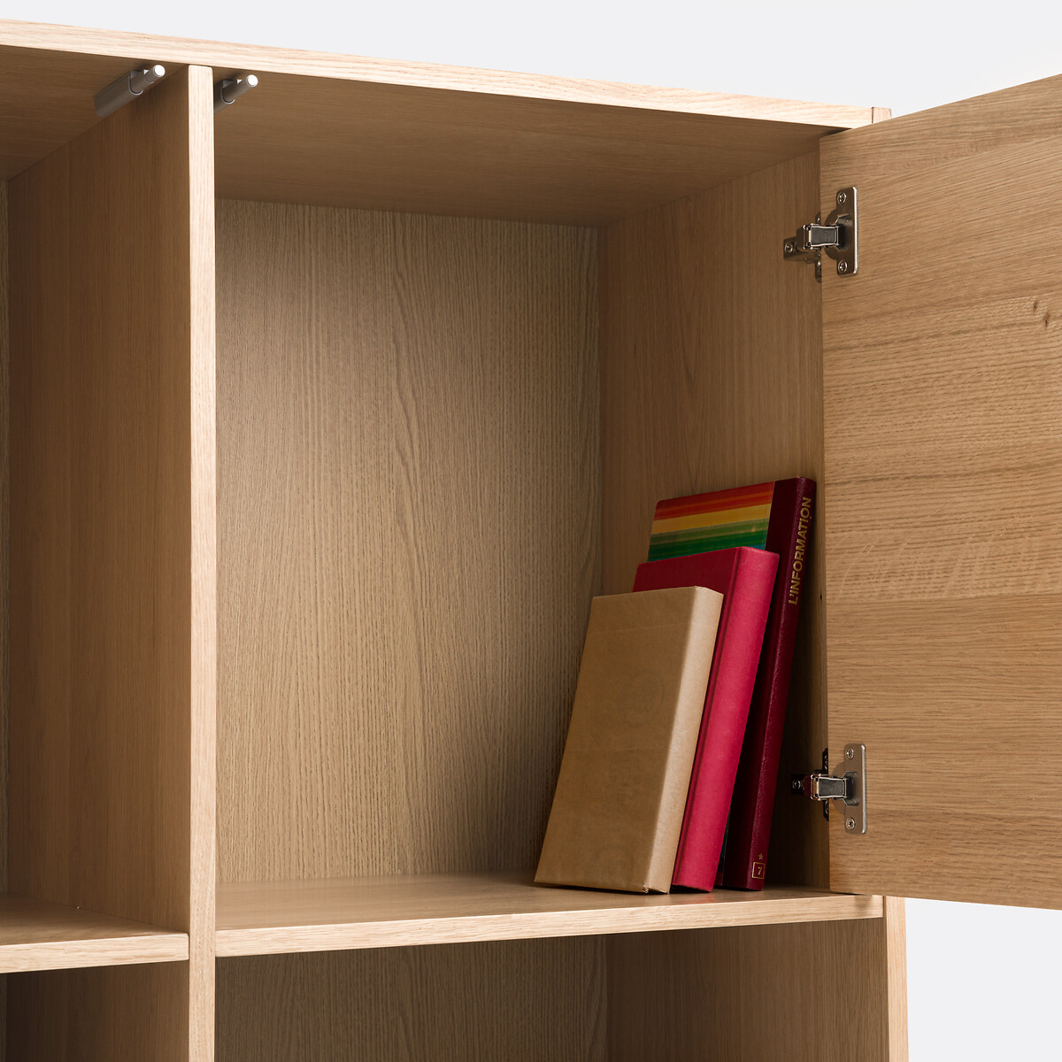 LA REDOUTE INTERIORS<br>Estante modular em carvalho, 4 portas Senssia