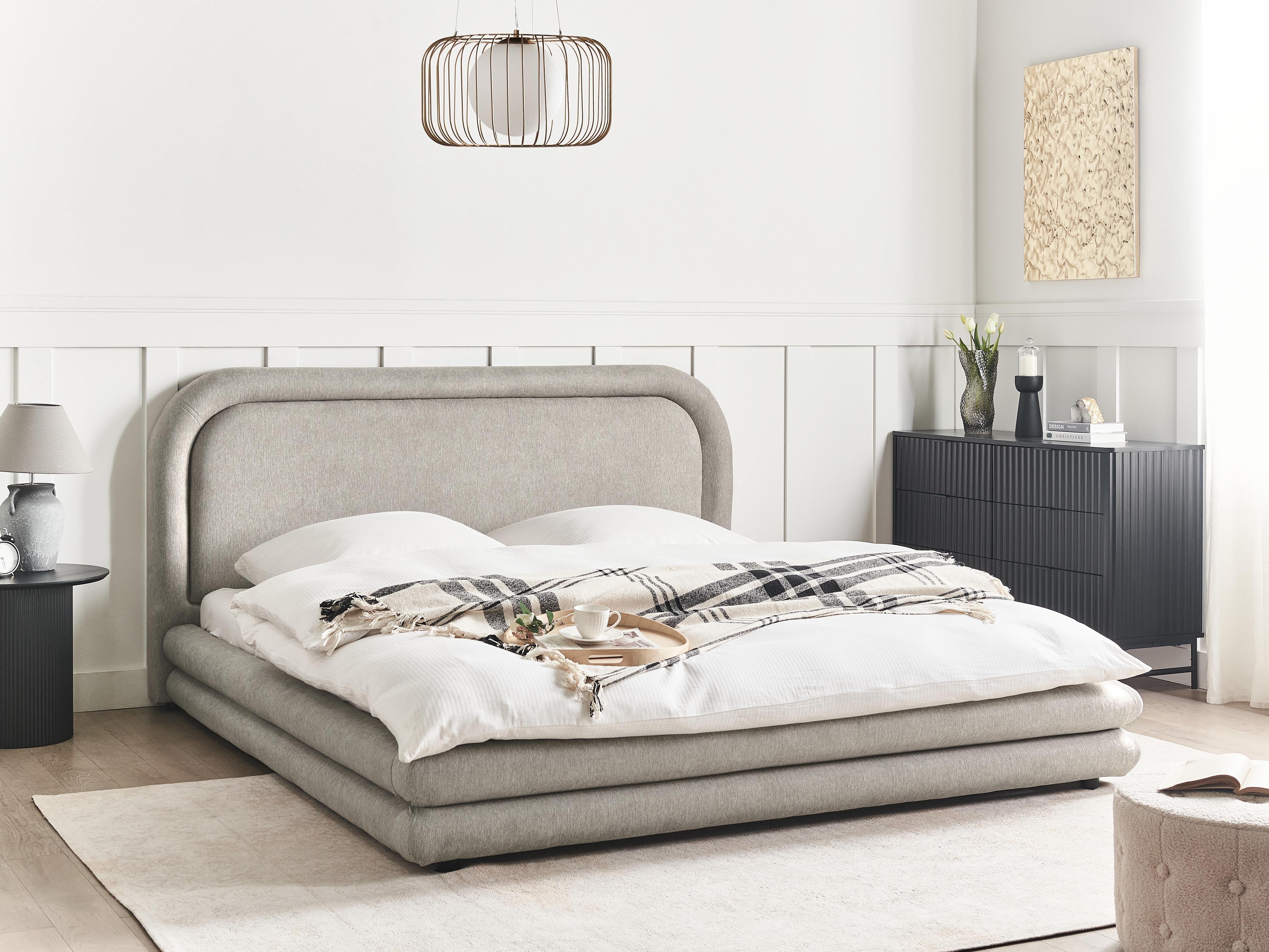 Waterbed Kunstlinnen LAVARDENS 180 x 200 cm Taupe