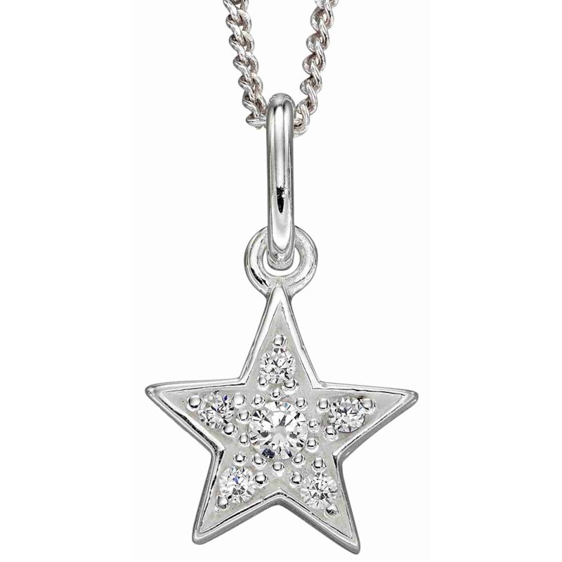 Collier étoile en argent 925/1000