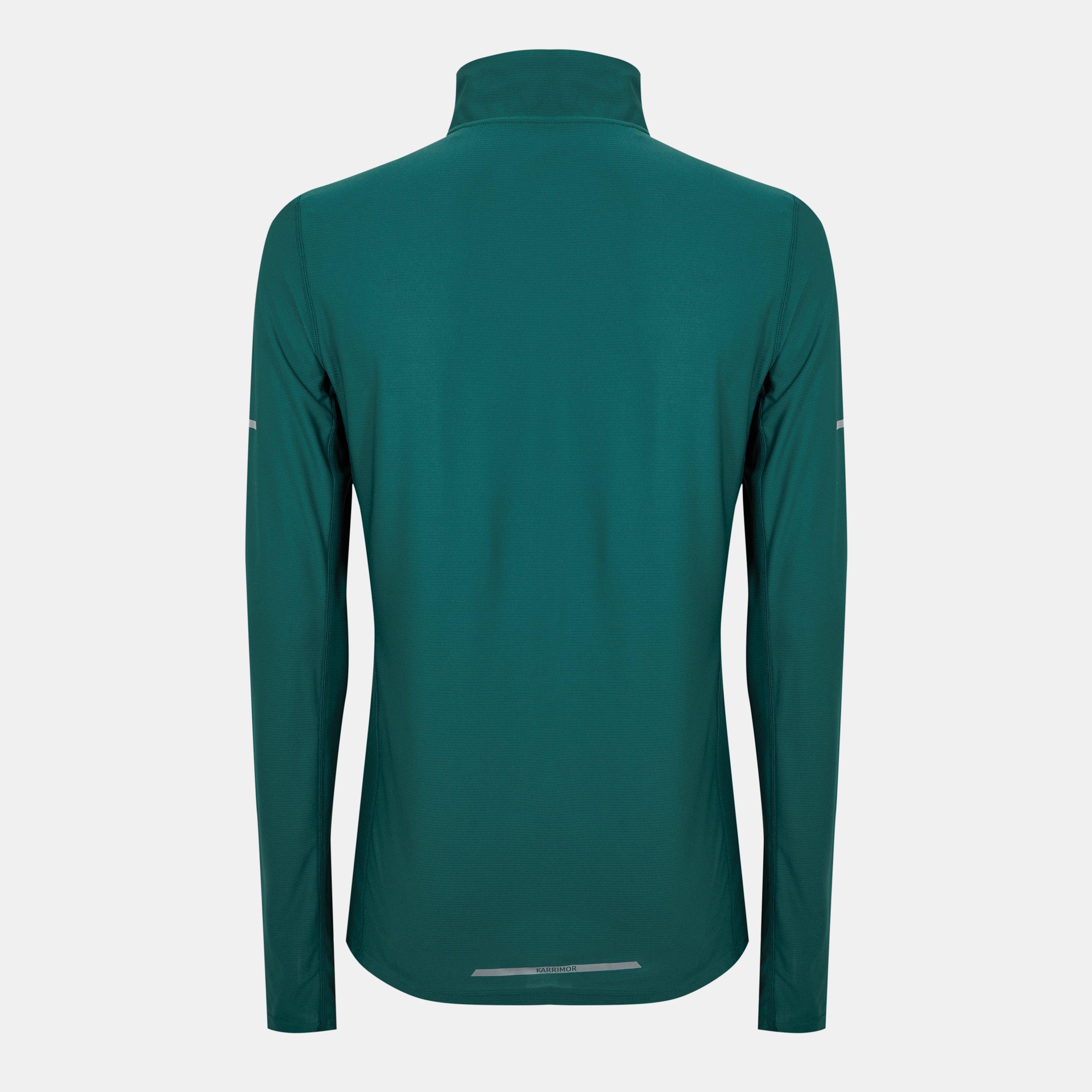 Karrimor Long SleevequarterZip Top Mens
