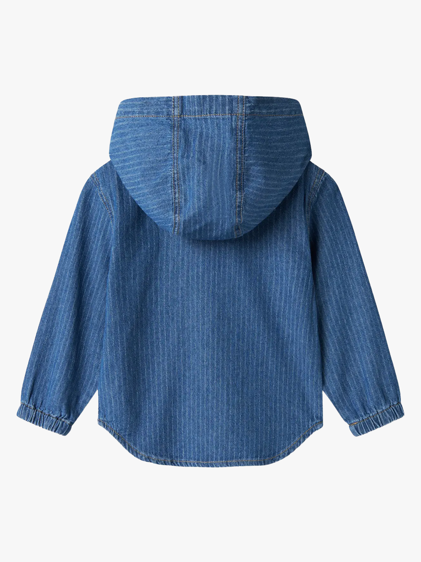Peter Oz Denim Long Sleeve Hood Shirt