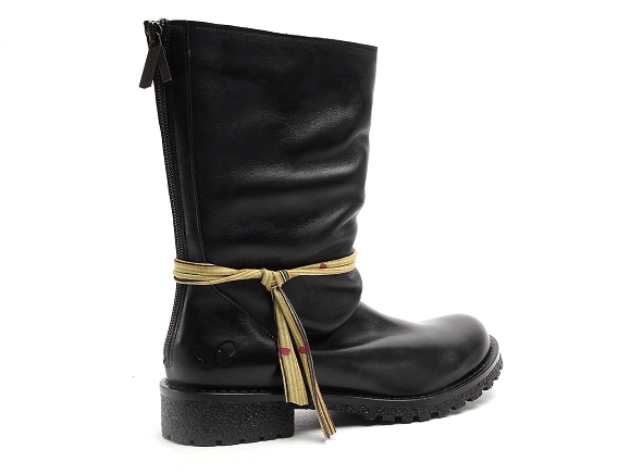 Felmini bottes plates femme d609 noir