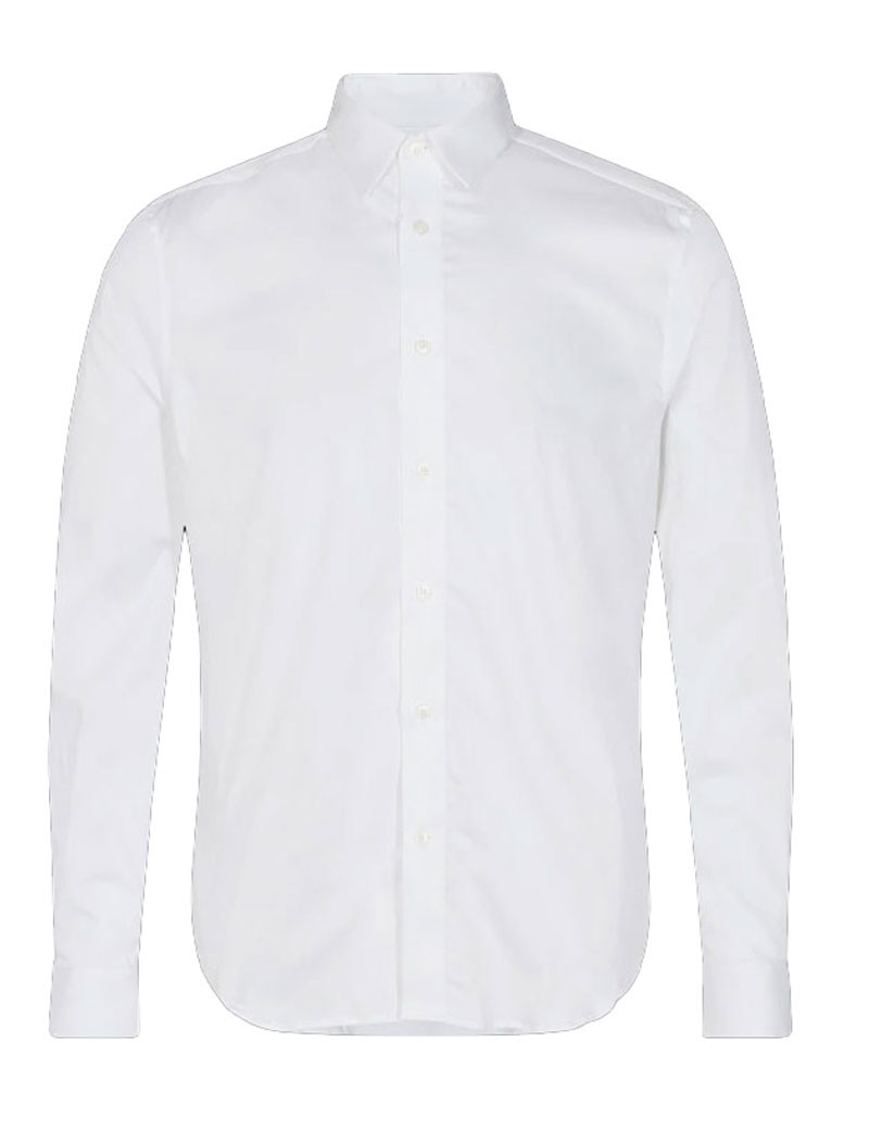 MOS MOSH CHEMISE HOMME MANNY STRETCH BLANCHE
