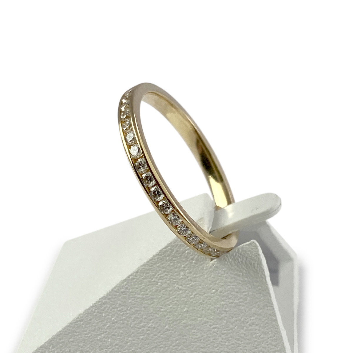 Bague d'occasion or 750 jaune diamants