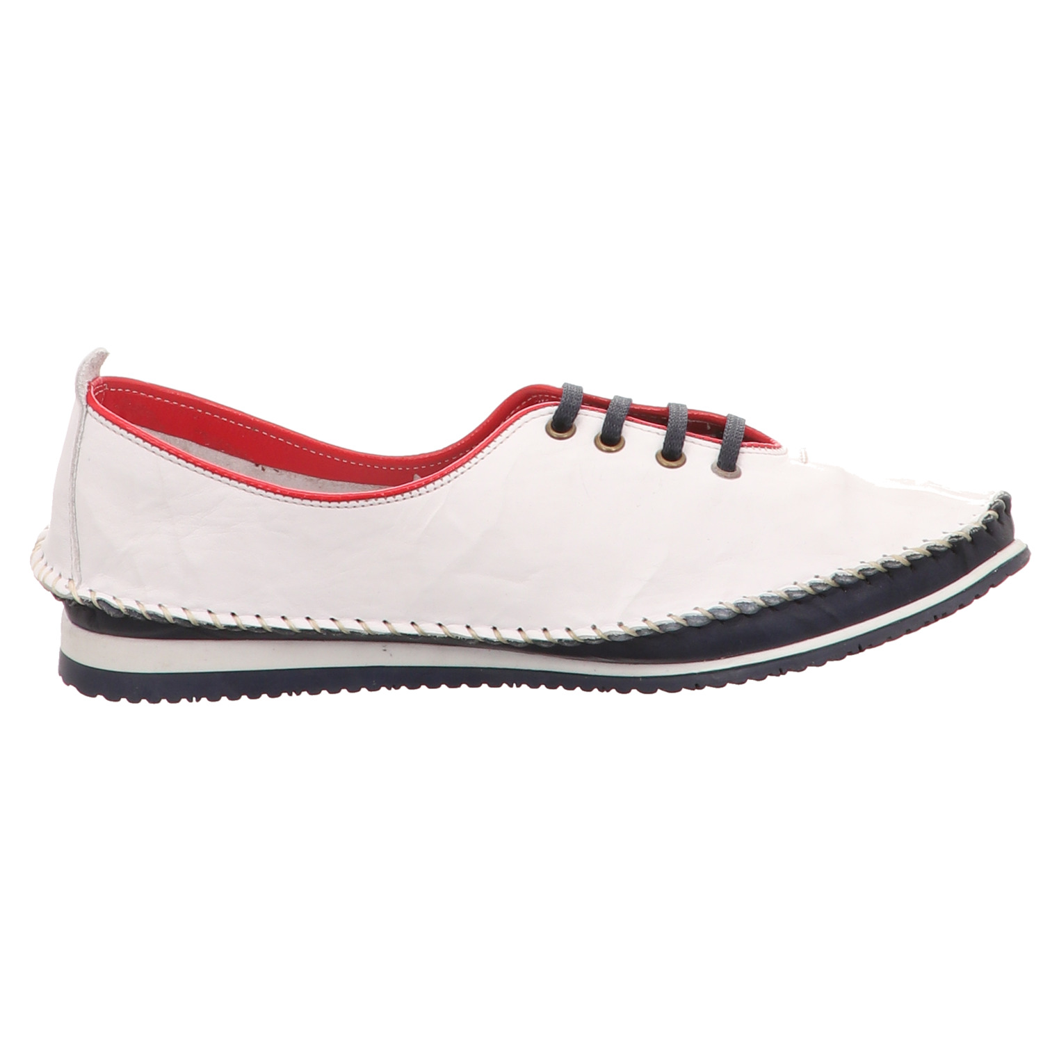 Andrea Conti Damen Slipper weiss/weiss kombi