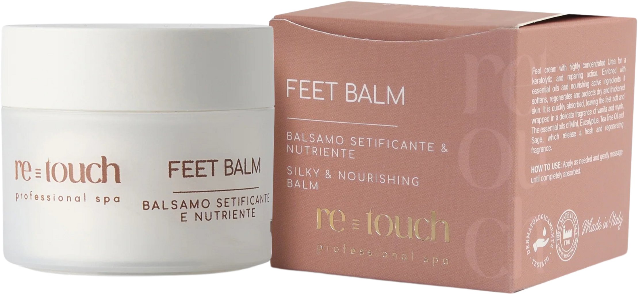 ETEREA Cosmesi Naturale  re-touch Feet Balm, 50 ml