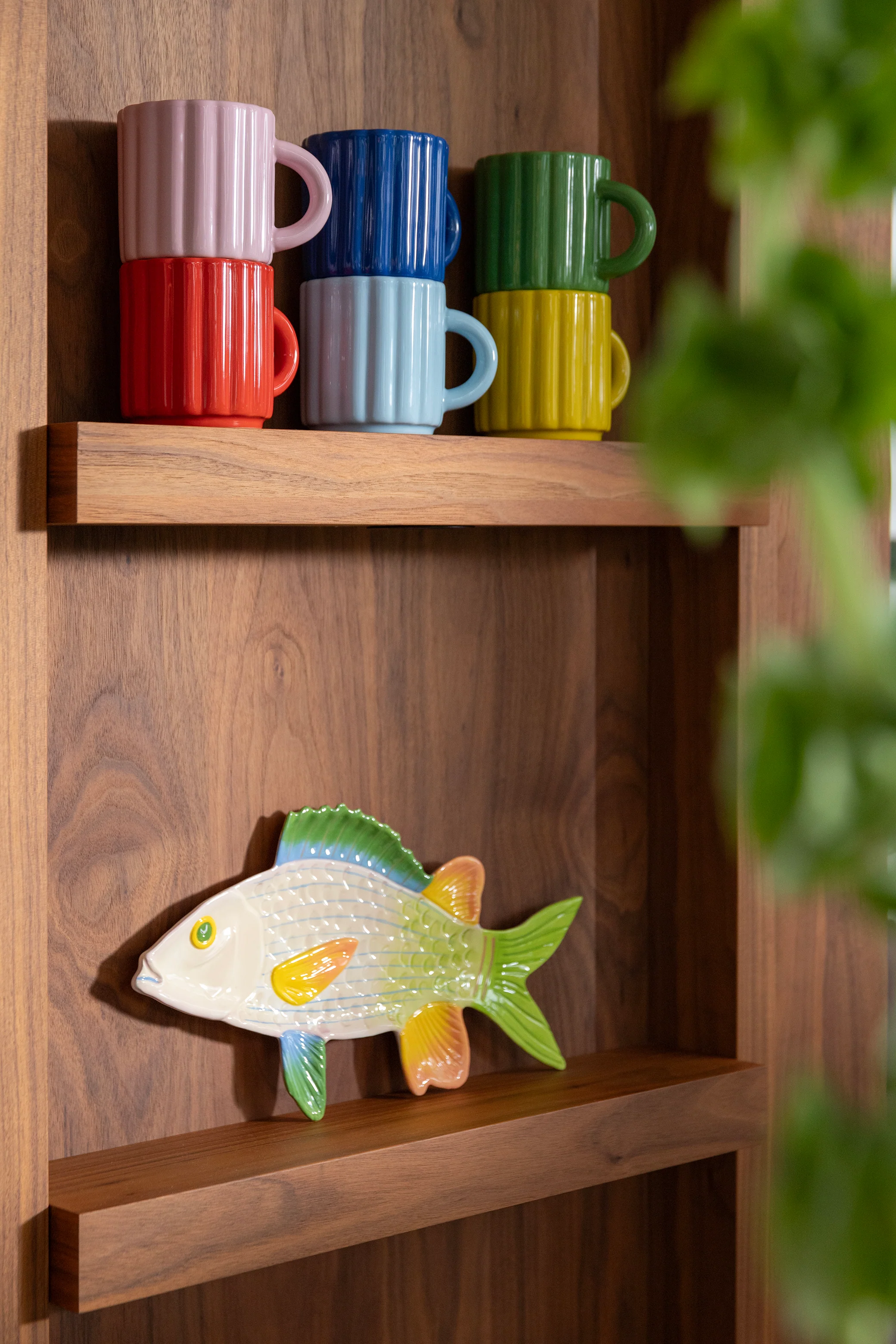 &Klevering  Fish trigger fad - L34,5 cm.
