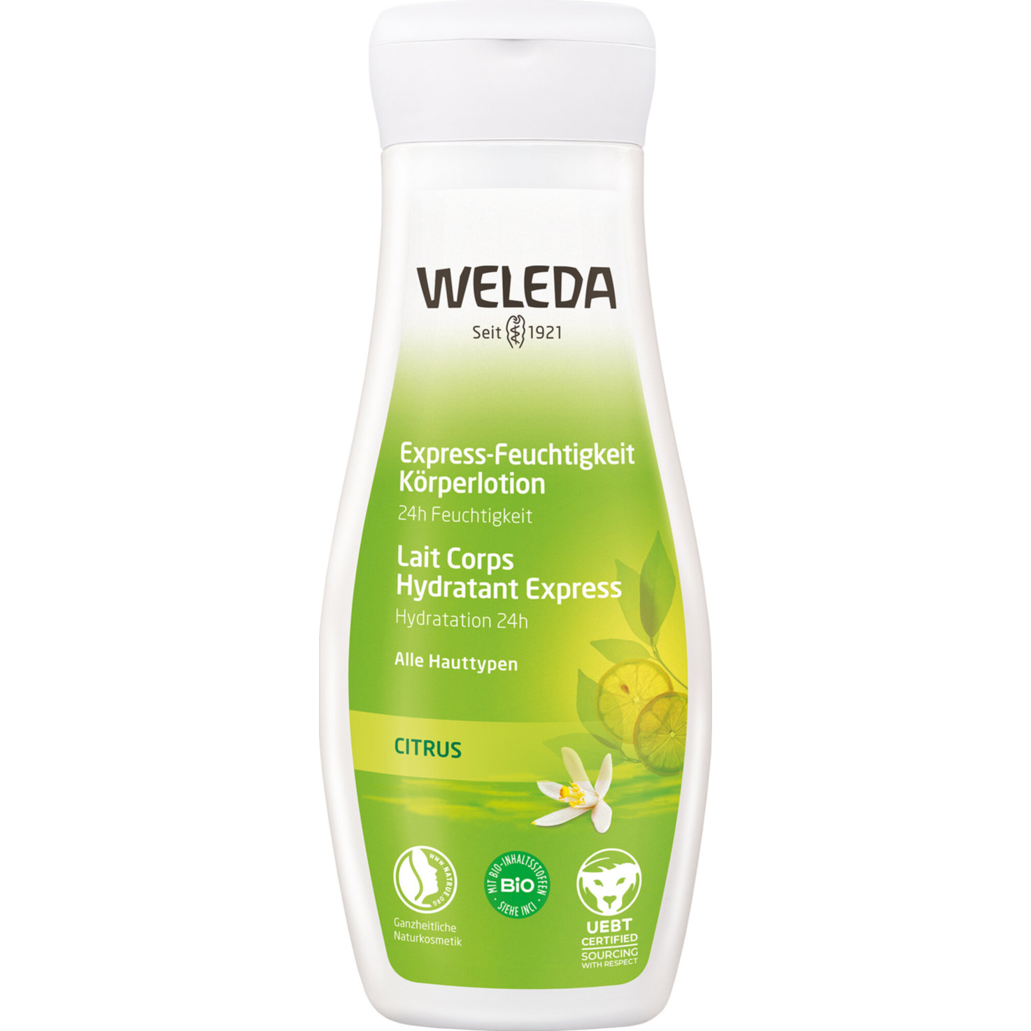 Weleda Express-Feuchtigkeit Körperlotion Citrus