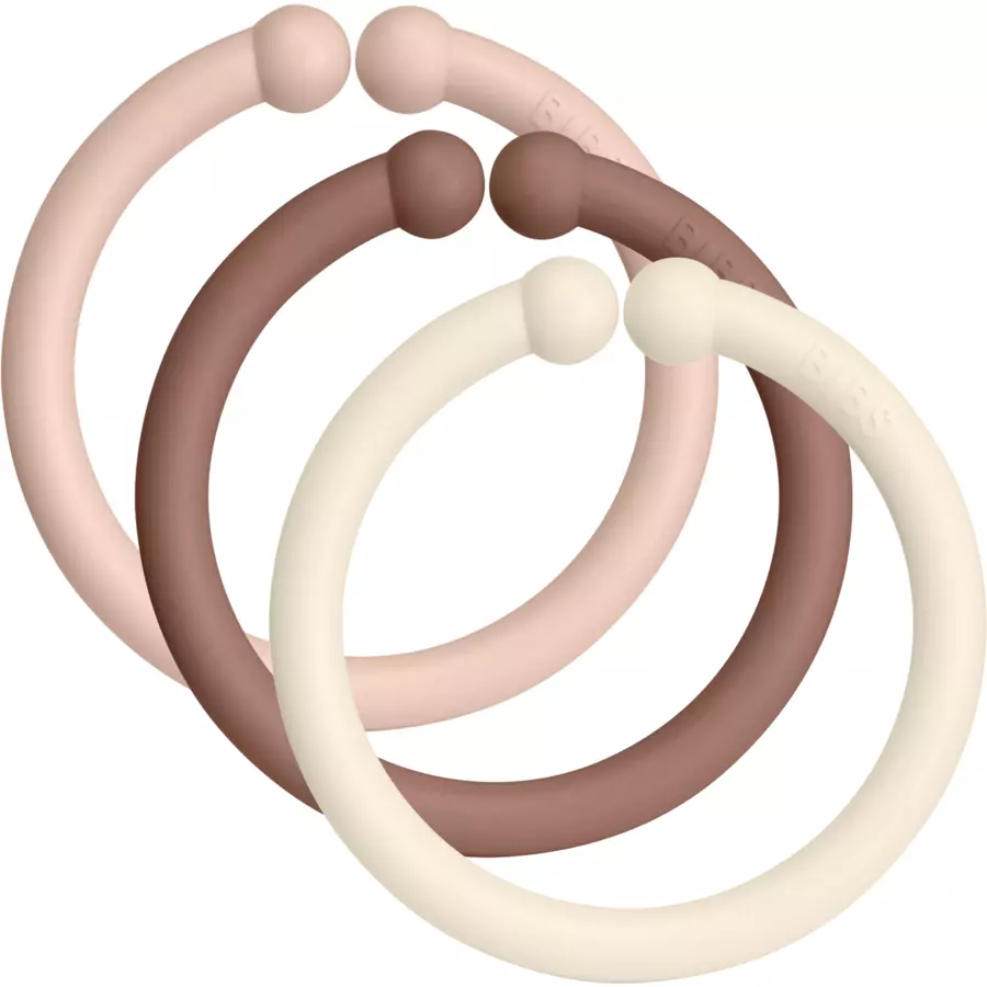 BIBS® Loops BlushWoodchuckIvory 12 Stück
