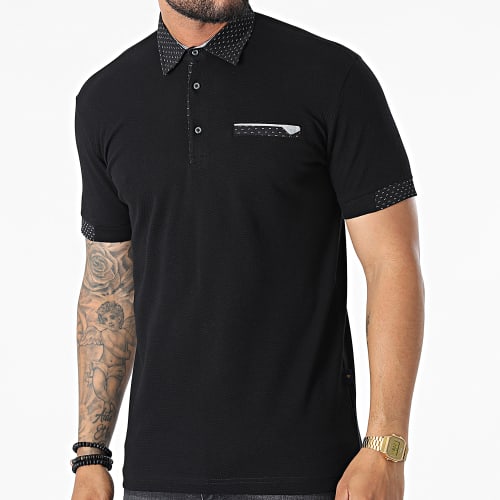 Polo Manches Courtes JP-849 Noir