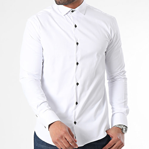Chemise Manches Longues Blanc