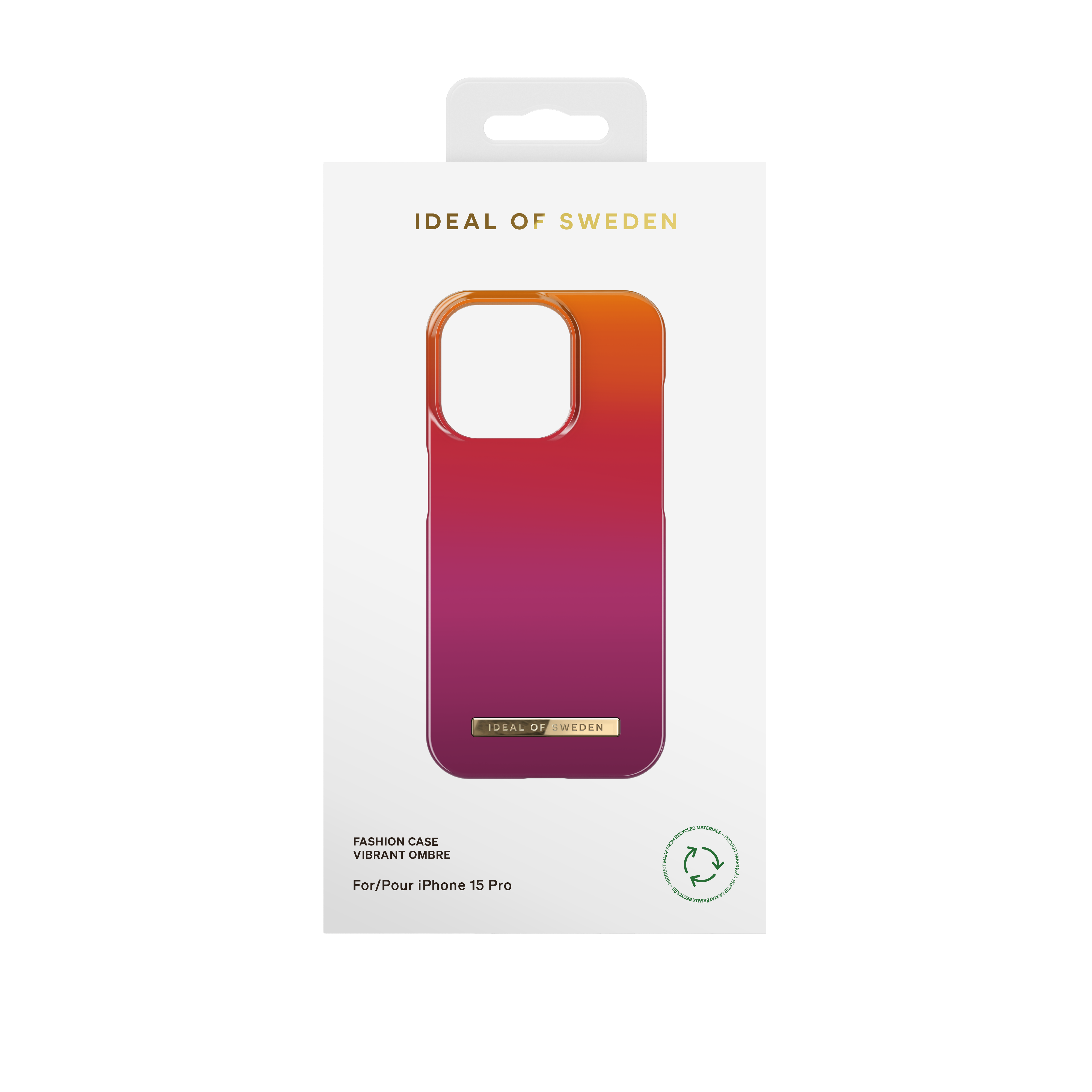 iPhone 15 Pro Hardcase Hülle Recycled (IDFC-I2361P-466) - Vibrant Ombre