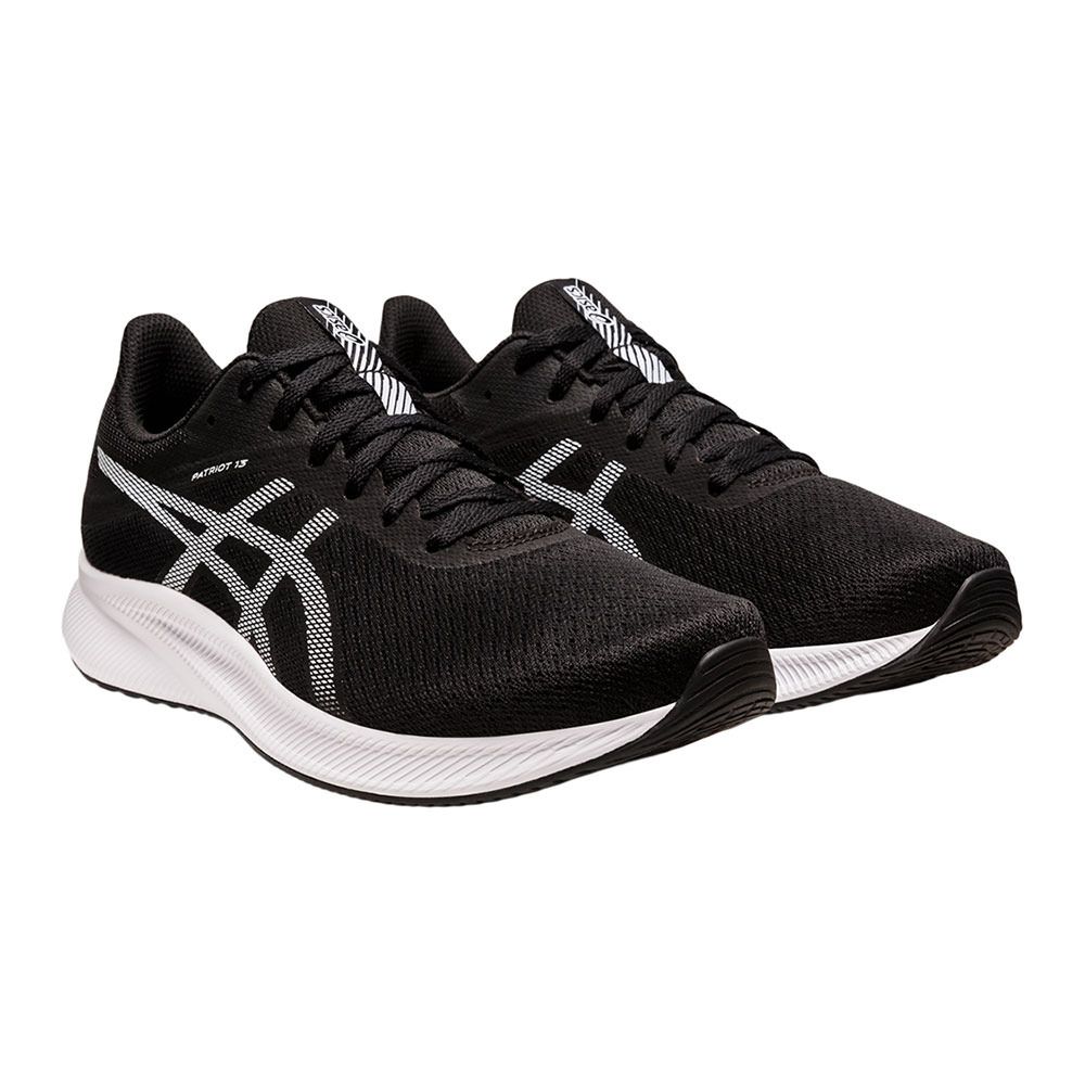 Asics PATRIOT 13 - Chaussures running Homme black/white