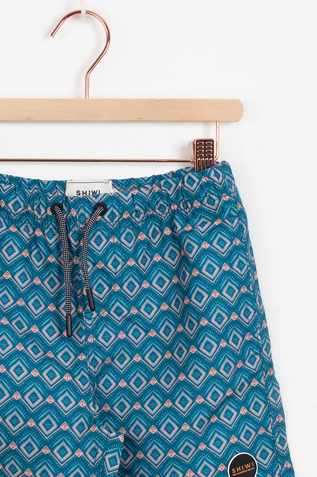 Shiwi blauwe zwembroek met Aztec print