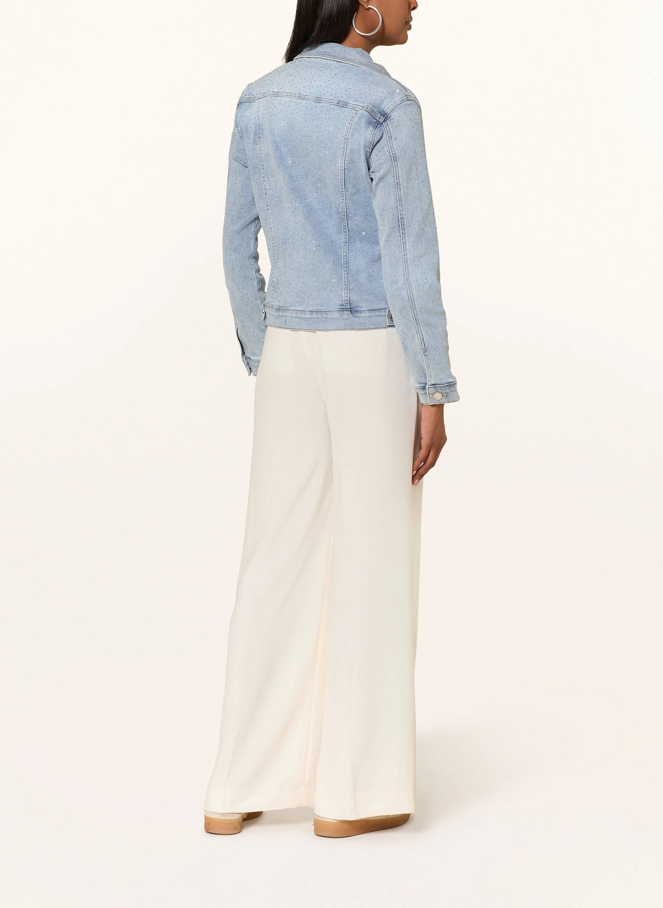 Joseph Ribkoff Jeansjacke mit Schmucksteinen