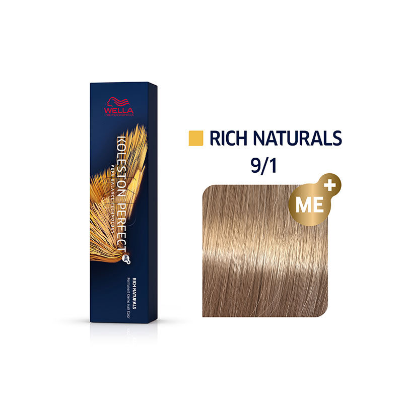 Coloration permanente Koleston Perfect Me+ 9/1 blond très clair cendré