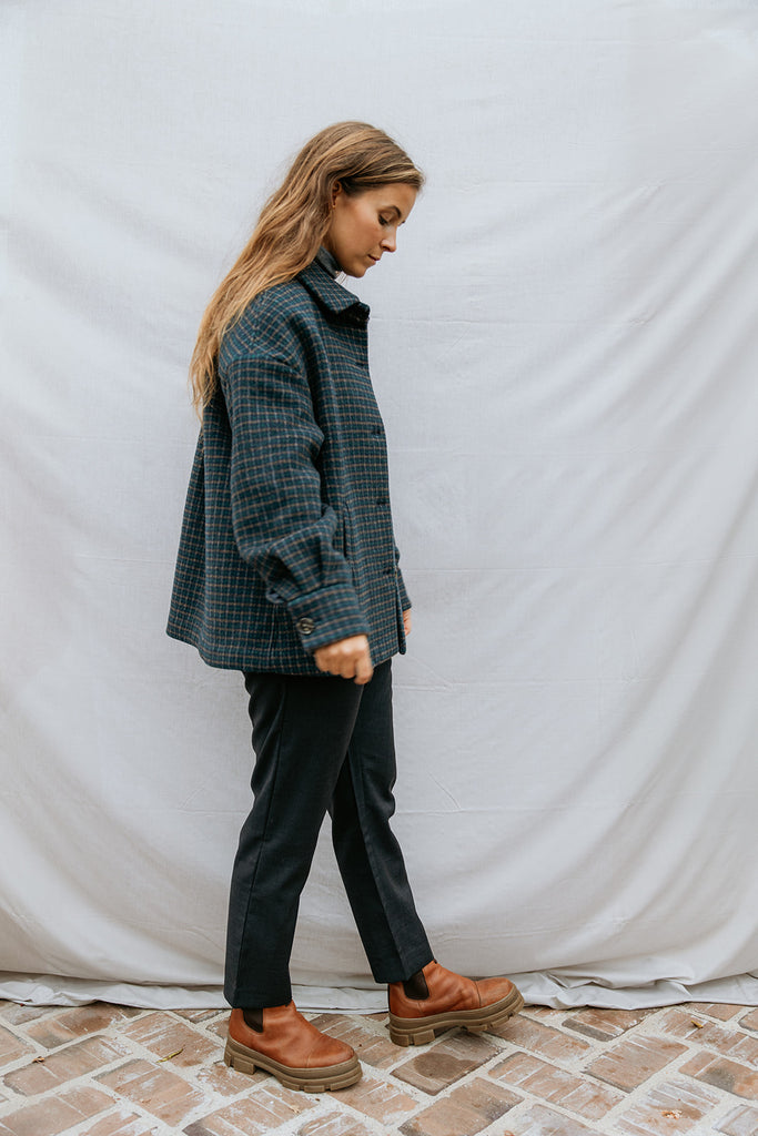 Odalyn W Jacket, Jakke - Checkered
