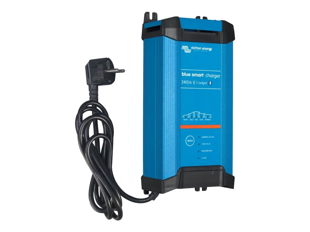 Victron Energy Blue Smart IP22 Charger 12/30 - Batterioplader - AC 180-265 V - Bluetooth - output-stikforbindelser: 1 - blå, RAL 5012