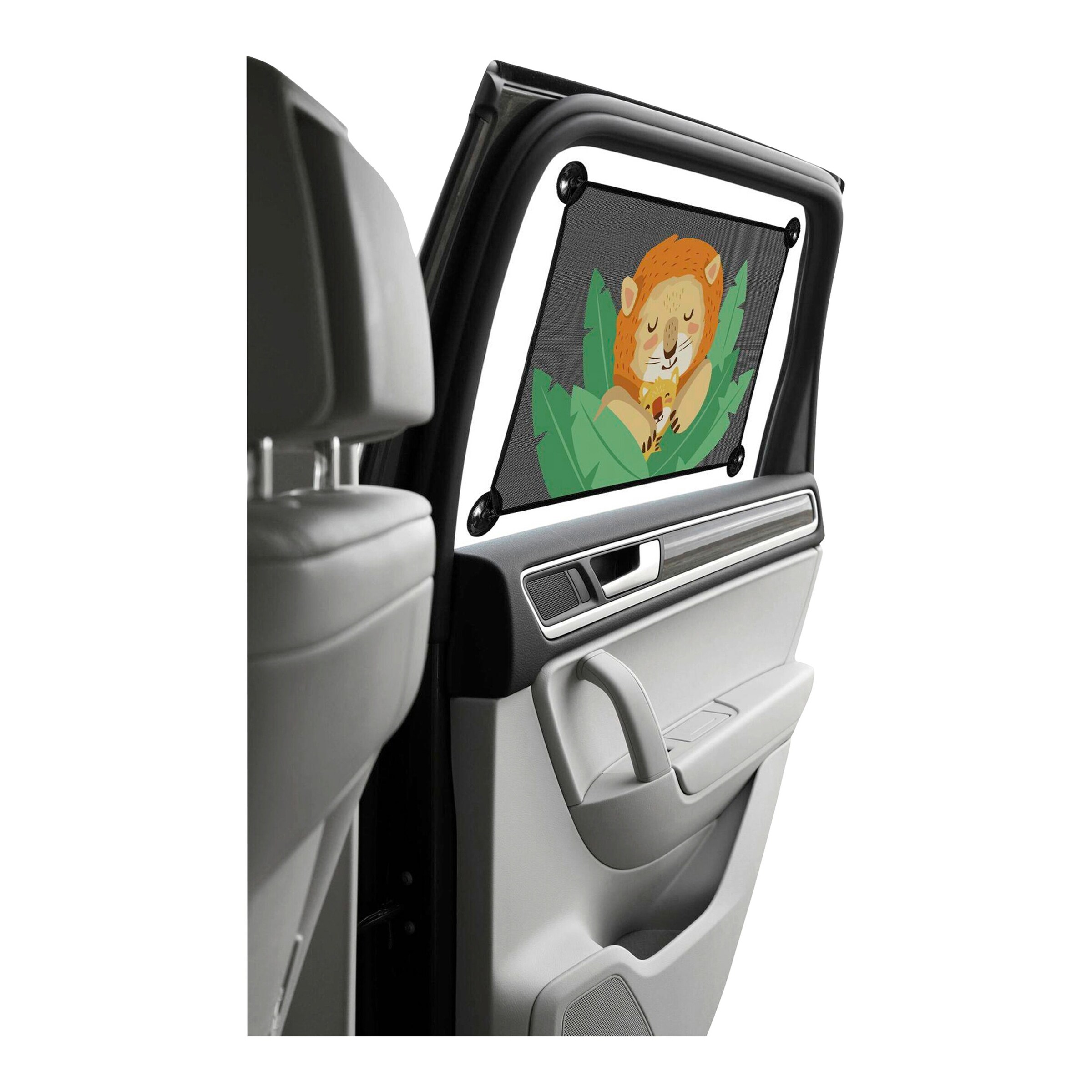 babycab 2er-Pack Auto-Sonnenschutz Löwe