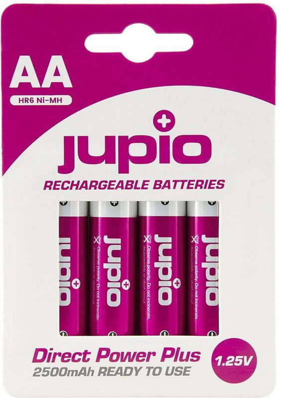 Jupio - Direct Power Plus - AA Batterijen - 2500mAh - 4 Stuks