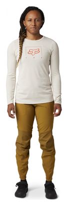 Maillot Manches Longues Femme Fox Ranger Dr Mid Blanc