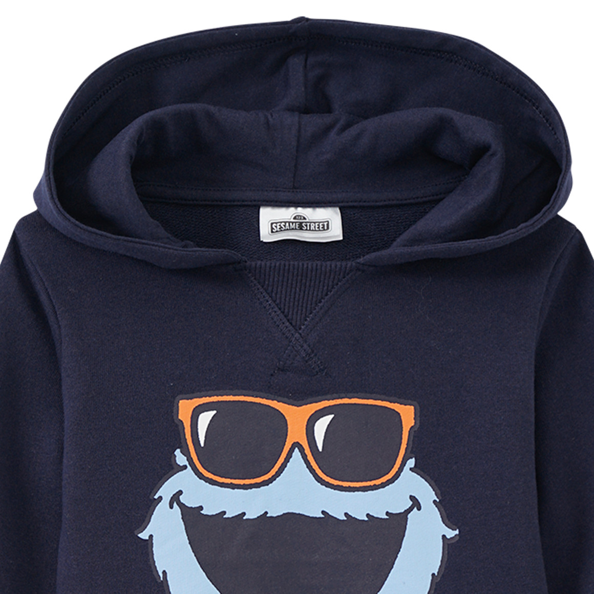 Topomini Sesamstraße Hoodie mit Print dunkelblau