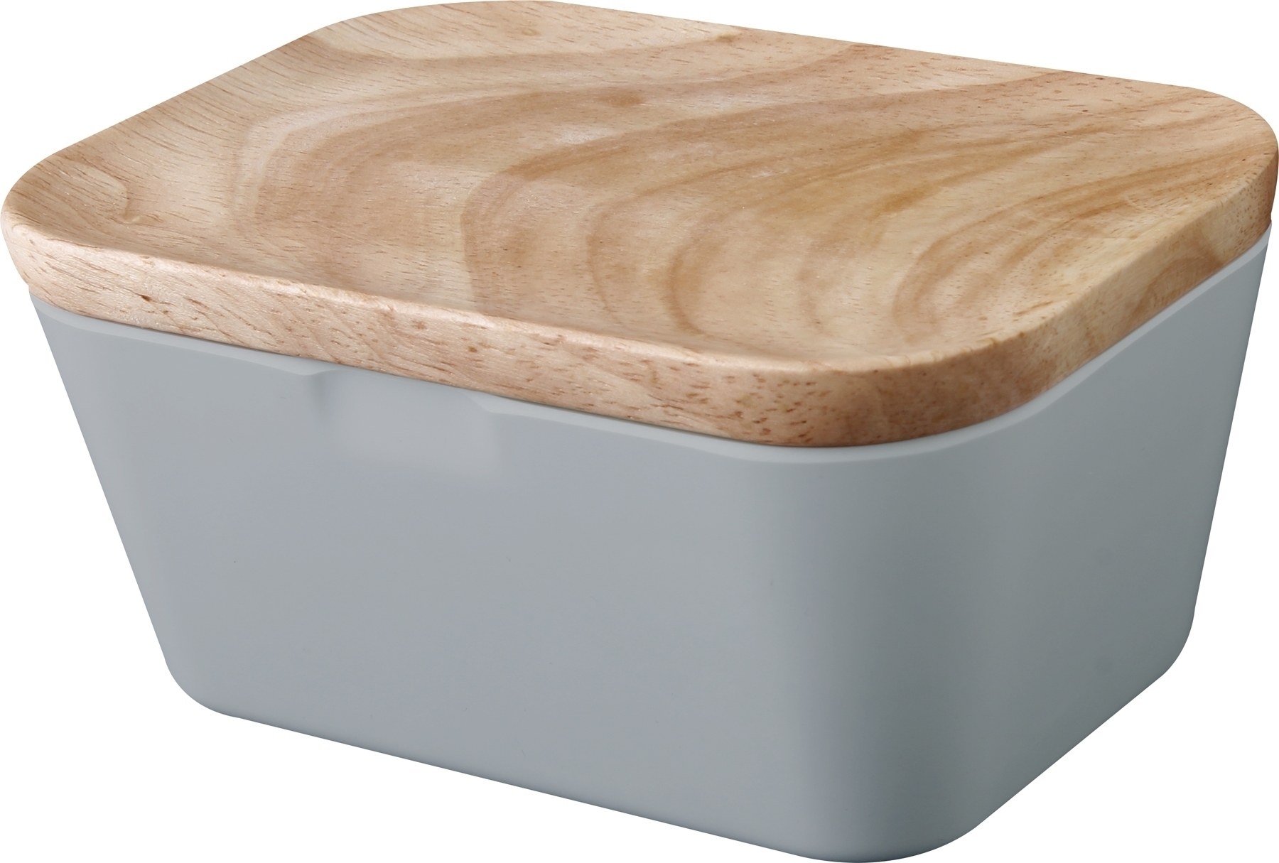 Brunner Melamin/Bamboo Butterbrotdose grau