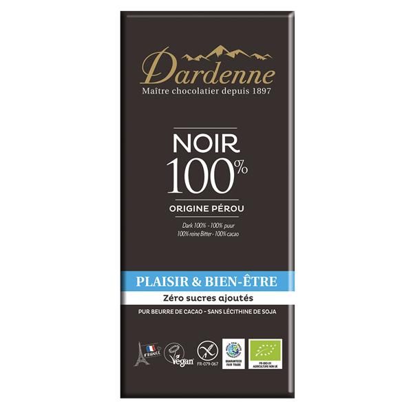 Dardenne Bio Chocolate Preto 100% Cacau 70G