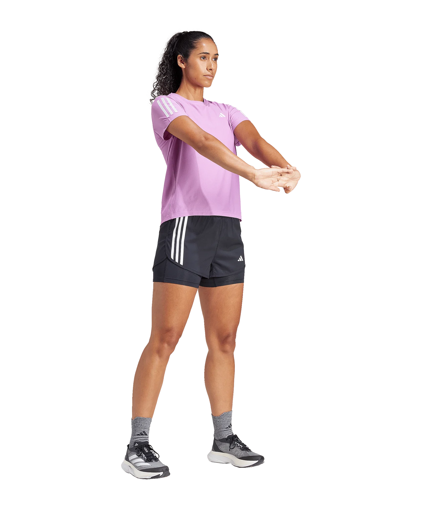adidas Own The Run T-Shirt Damen Blau