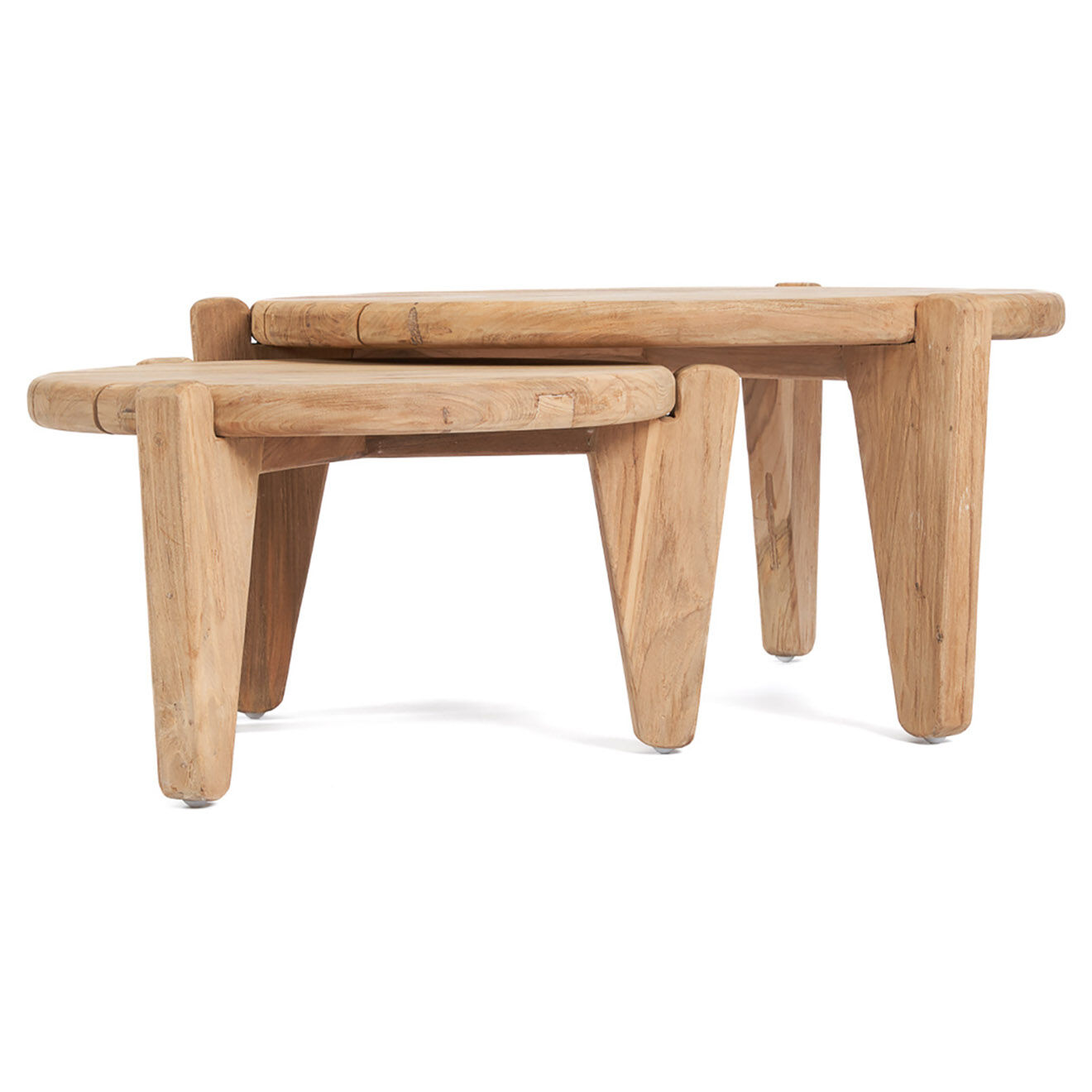 Bazar Bizar 2 Tables basses gigognes Seseh naturelle