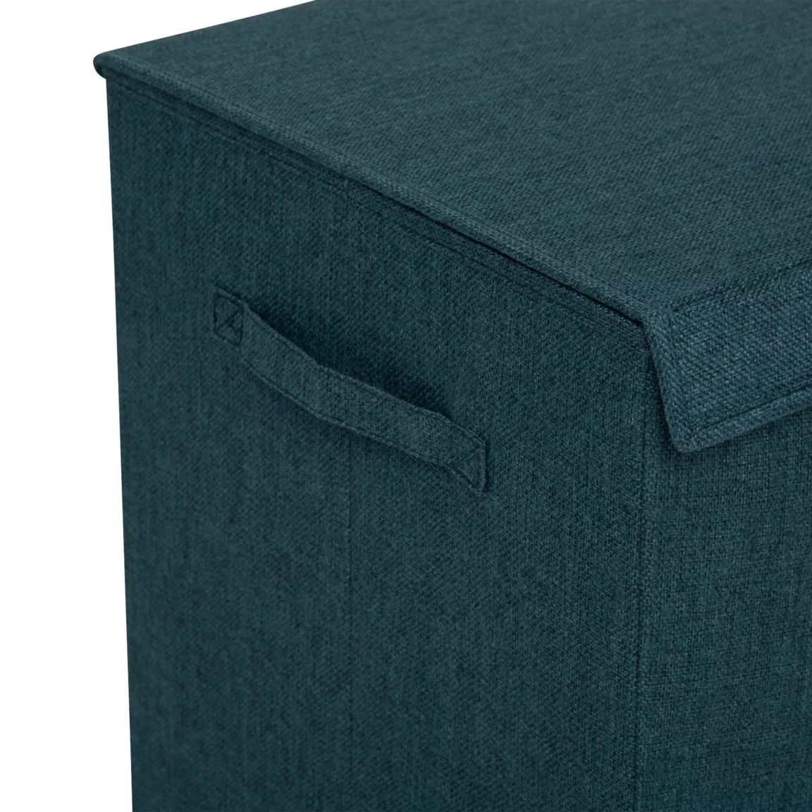 Panier à linge avec séparateur (H60 cm) Colors Bleu pétrole