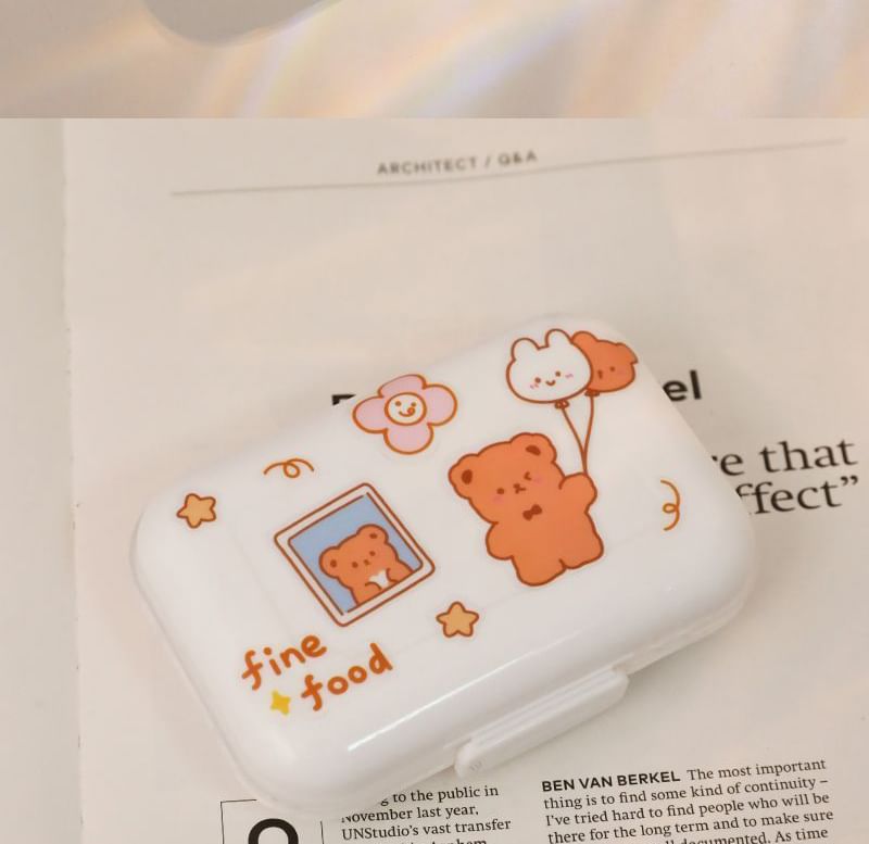 Baburu - Plastic pillendoos / sticker / set