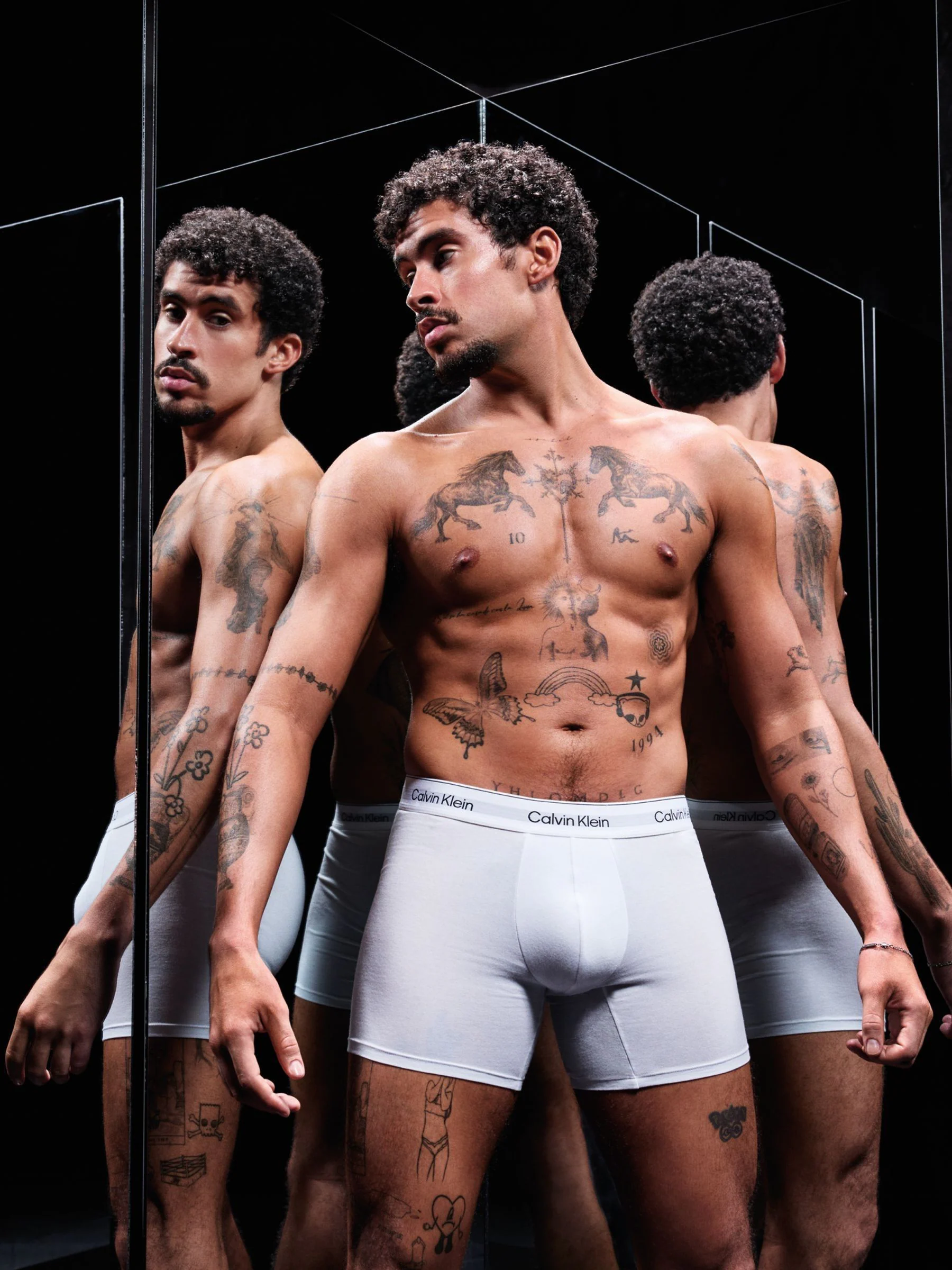 Wit - Calvin Klein Icon Cotton Stretch 3 Pack Boxer Briefs