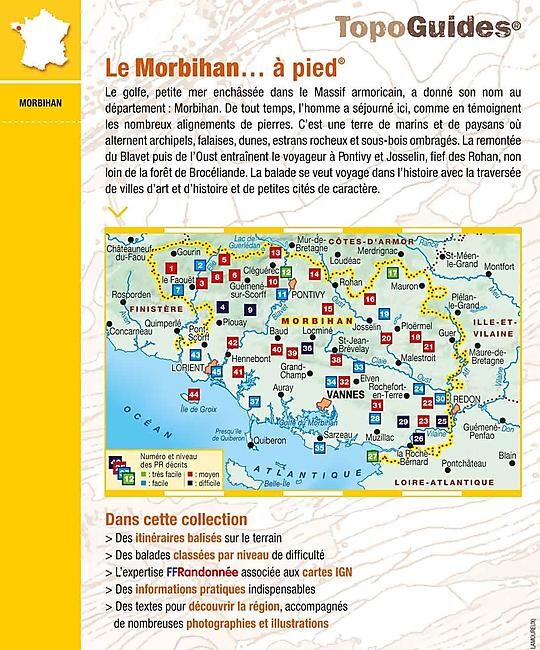 FFRP - D056 LE MORBIHAN A PIED FFRP