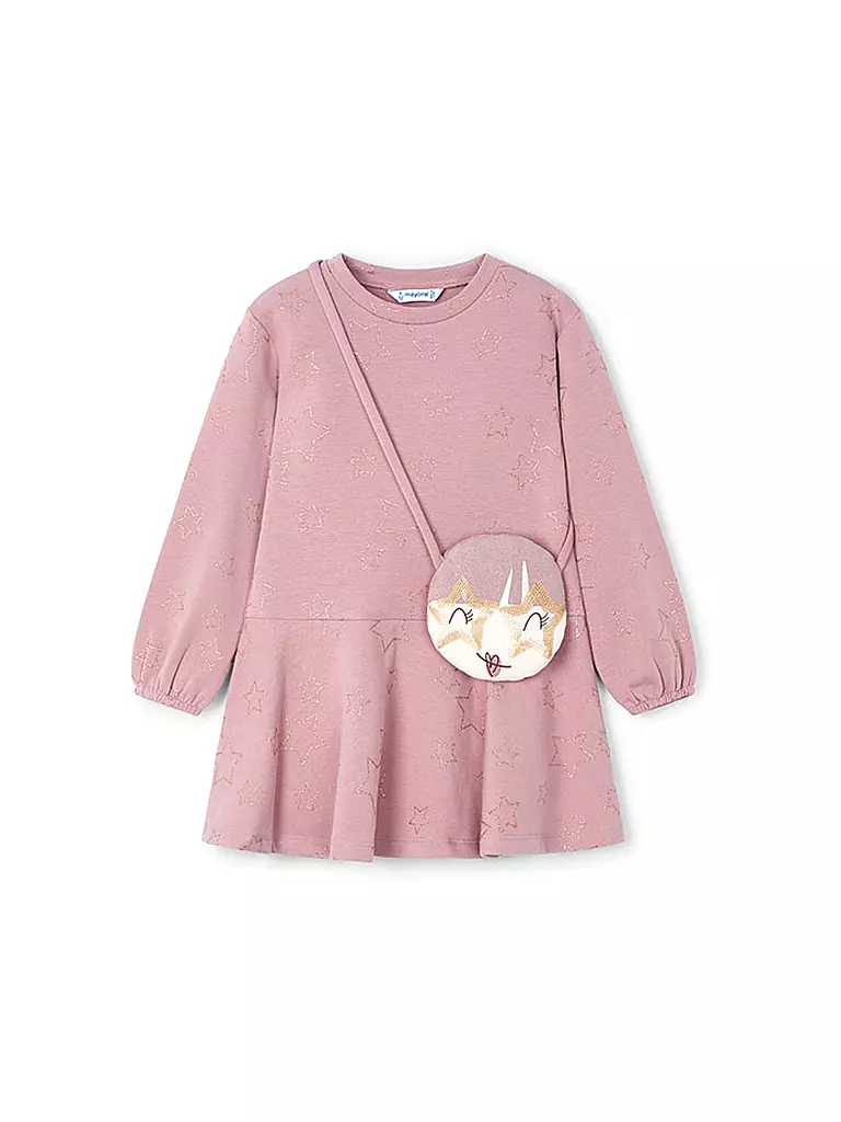 MAYORAL Mädchen Kleid und Tasche rosa