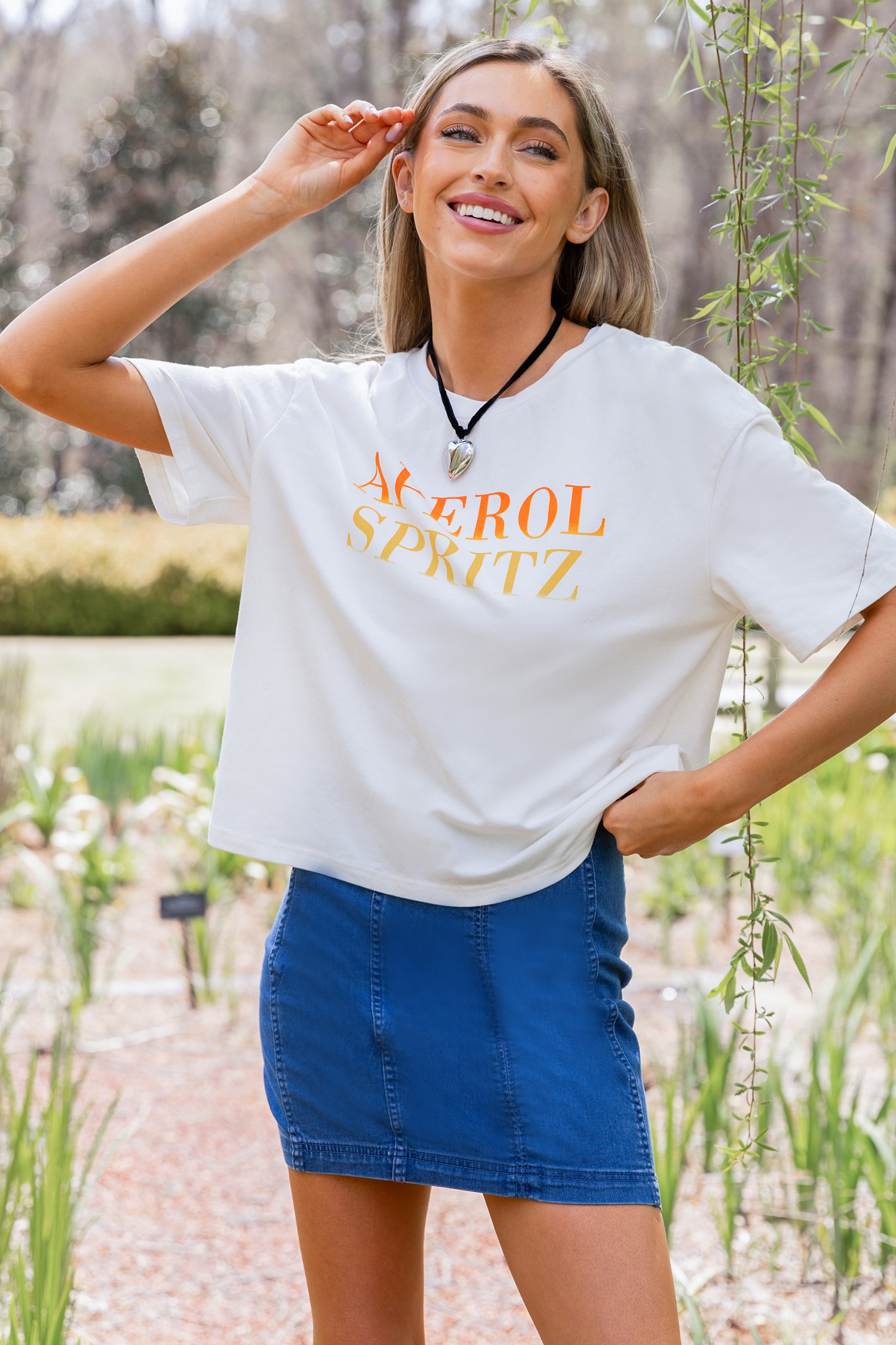 T-shirt à manches courtes imprimé Aperol Spritz