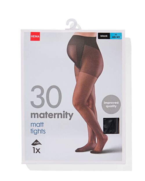 collants de grossesse 30 deniers noir