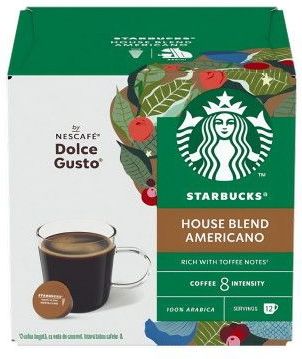 Koffiecapsules compatibel met NESCAFÉ® Dolce Gusto® Starbucks House Blend Americano, 12 pcs.