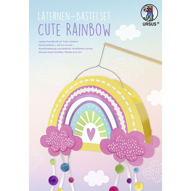 Laternen Bastelset - Regenbogen