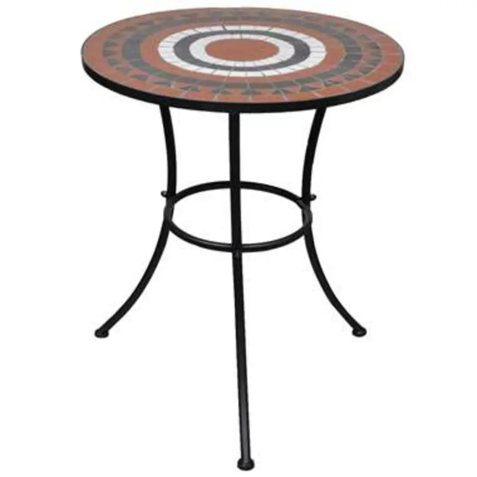 vidaXL - Tafel - Wit - Keramiek - 60 x 70 cm