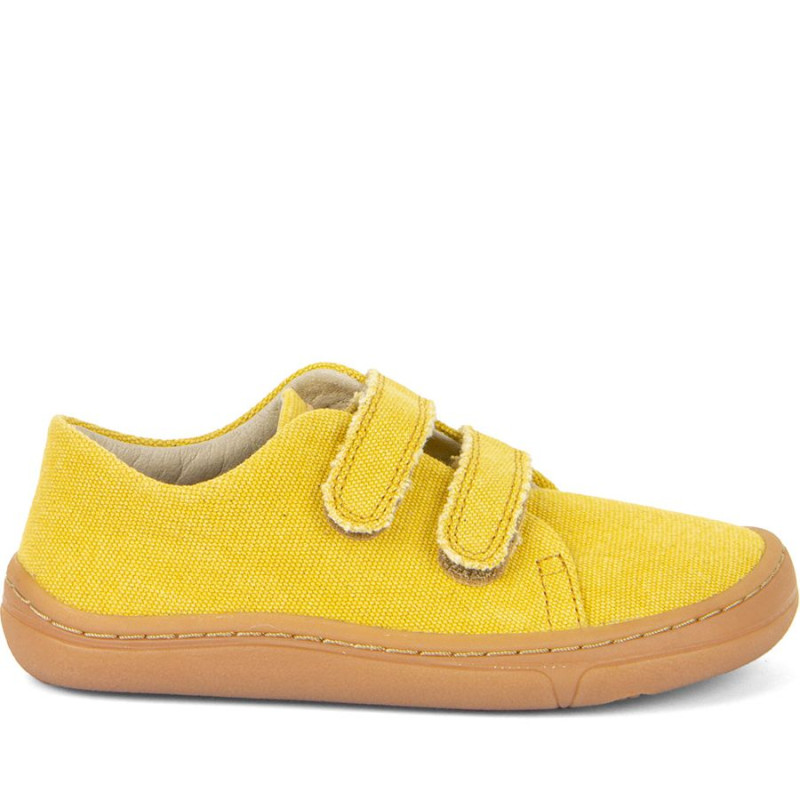 Froddo Froddo Barefoot Tennis Vegan Velcro Jaune