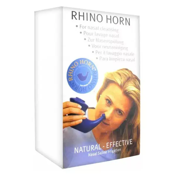Lavagem Nasal Rhino Horn Azul para maiores de 12 anos