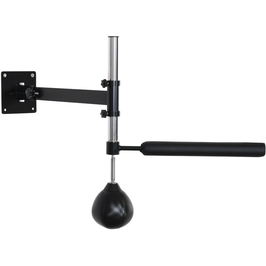HOMCOM Speedboxen-Trainer mit Reflexstange schwarz