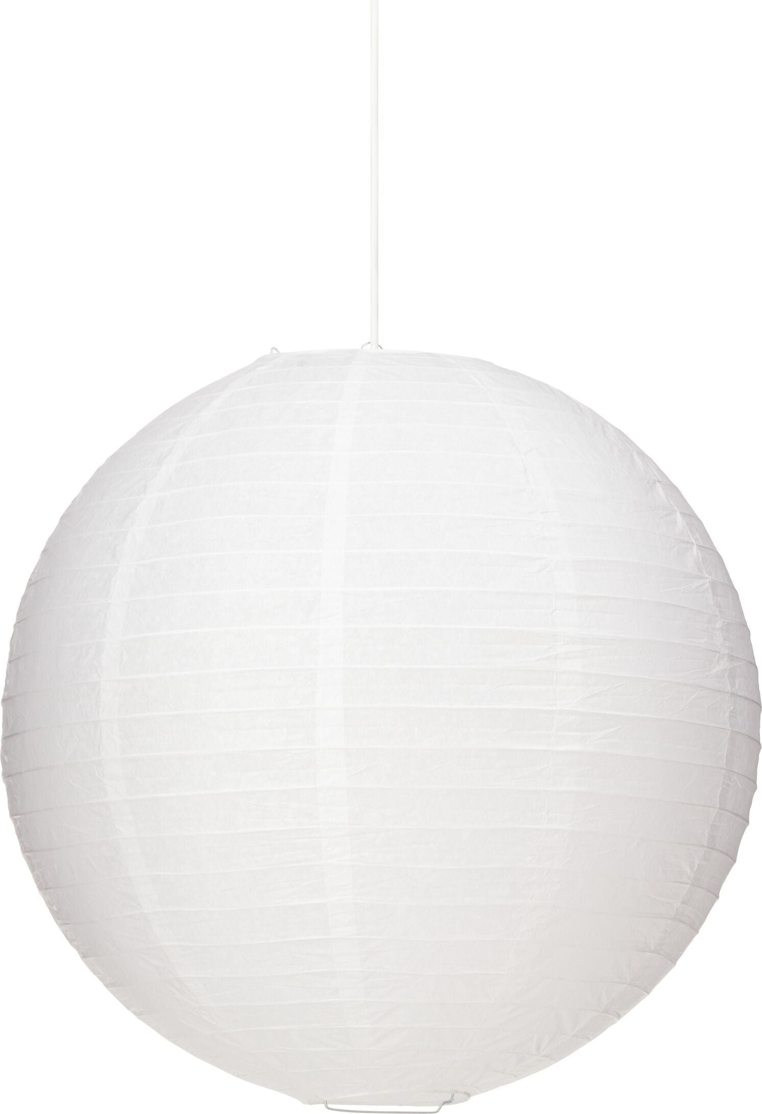 CHINA II Papierschirm - Weiss / B: 50.0 cm x T: 50.0 cm x H: 48.0 cm