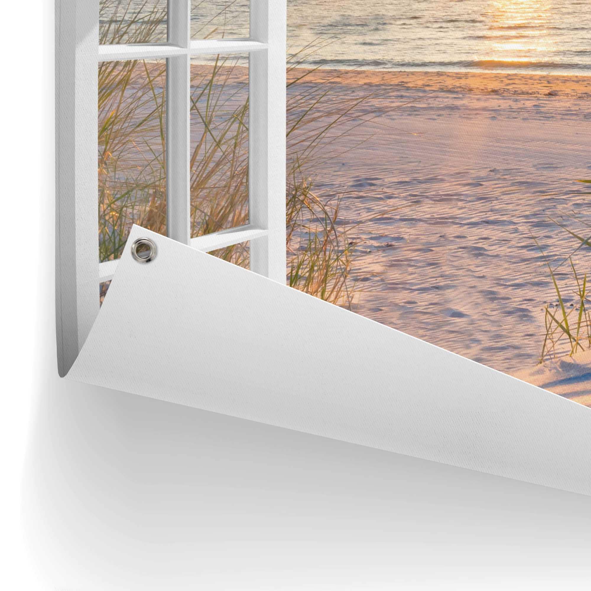 Reinders! Poster »Sonnenuntergang durch das Fenster« Outdoor für Garten oder Balkon