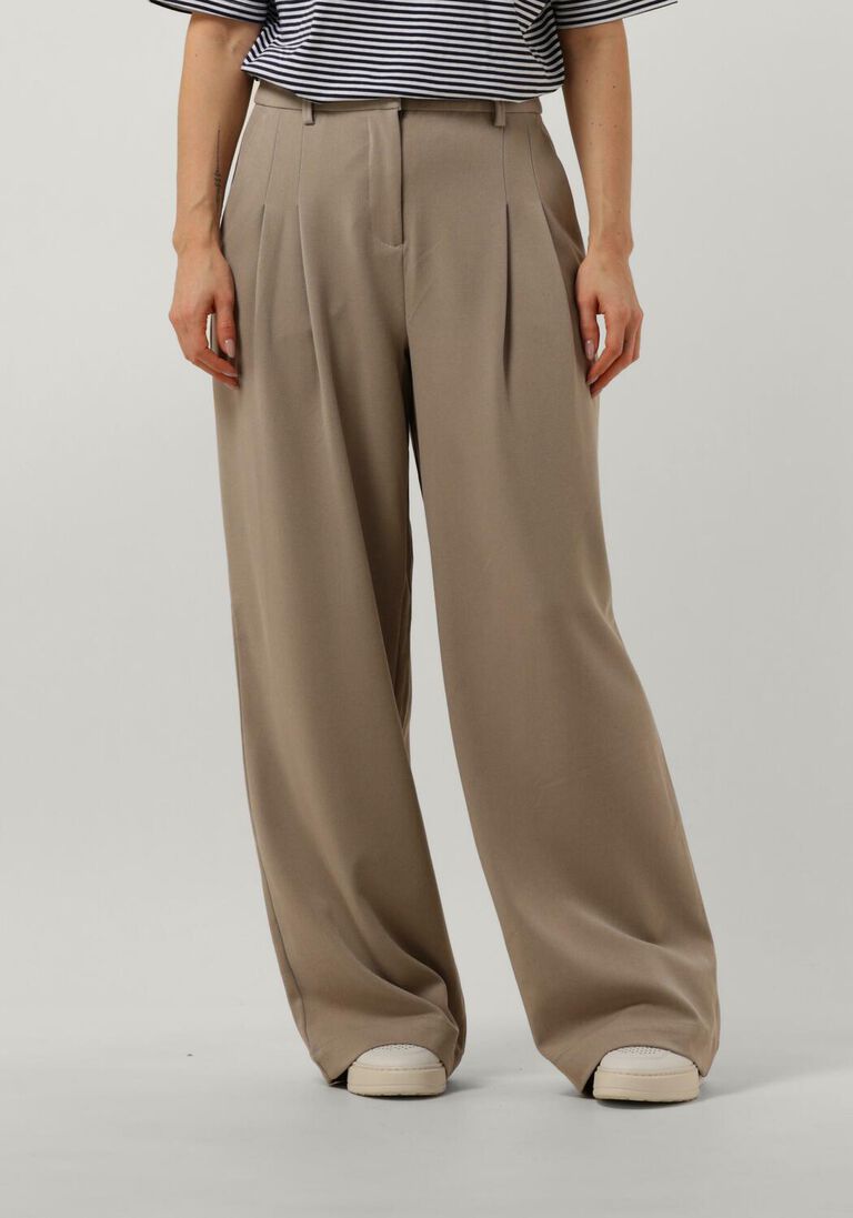 MSCH COPENHAGEN bruine msch copenhagen wijde broek mschhenrika hw pants