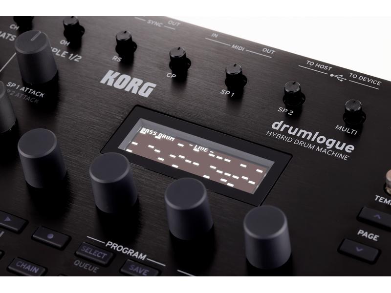Korg Drum Machine Drumlogue Flexible, hybride Drum-Machine