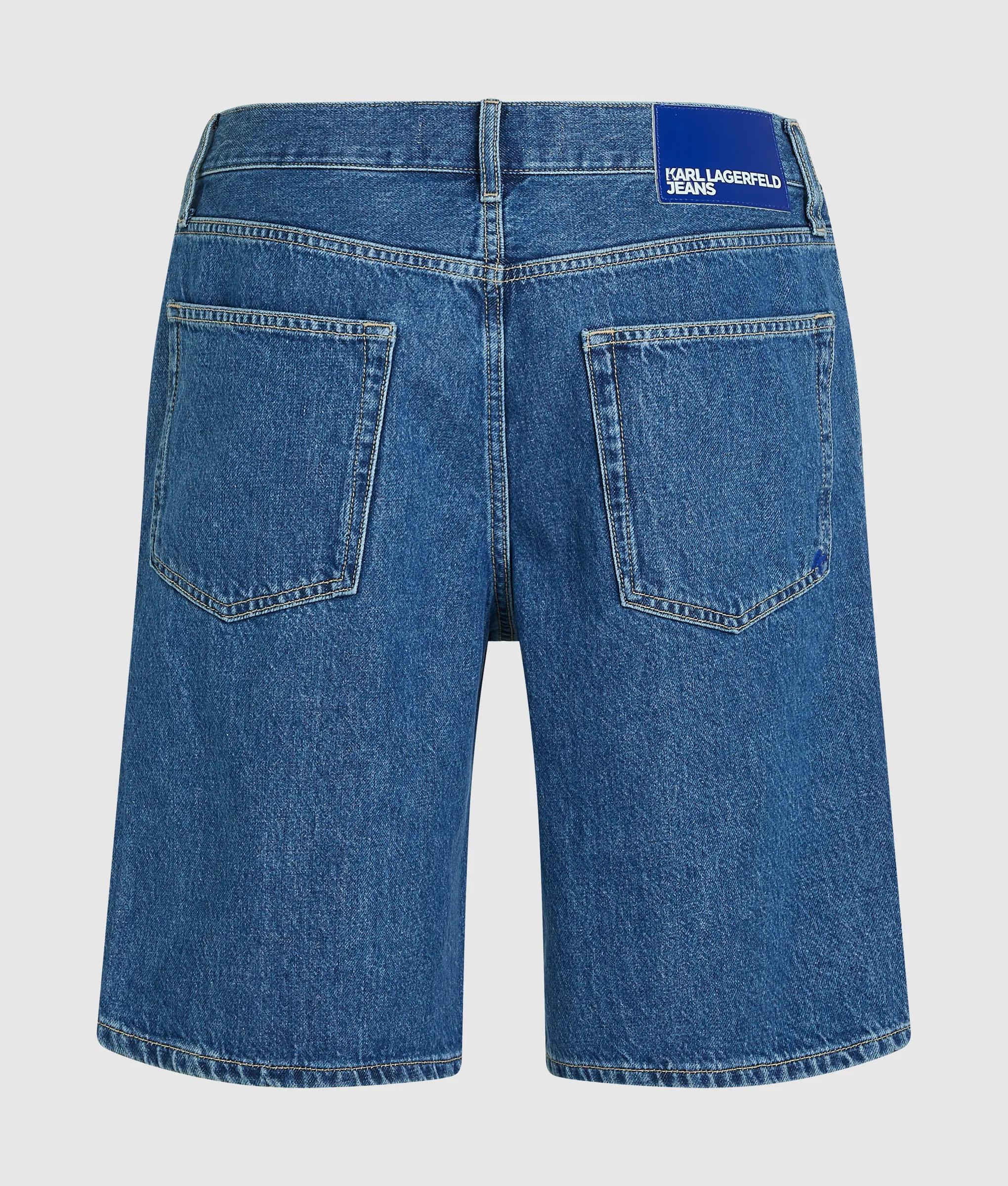 Normale denim korte broek
